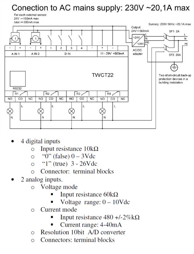 Schema allarme cobra