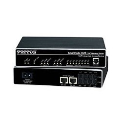 Patton SmartNode 4 FXO VoIP GW-Router; 2x10/100baseT, H.323 and SIP, External UI Power.