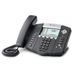Polycom SoundPoint IP 650 6-line IP phone with HD Voice. Alimentatore incluso.