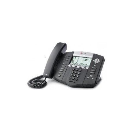 Polycom SoundPoint IP 650 6-line IP phone with HD Voice. Alimentatore incluso.