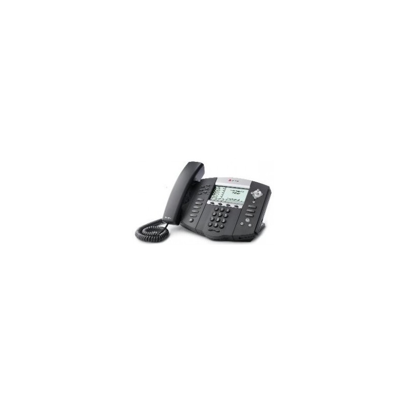 Polycom SoundPoint IP 650 6-line IP phone with HD Voice. Alimentatore incluso.