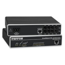 Patton SmartNode 4 FXS & 2 FXO VoIP Gateway, 1x10/100baseT, H.323 and SIP, External UI Power.