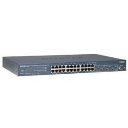 Netgear ProSafe Switch Full Managed Layer 2 a 24 porte 10/100/1000 - 1 porta console RS232 - 4 slot 