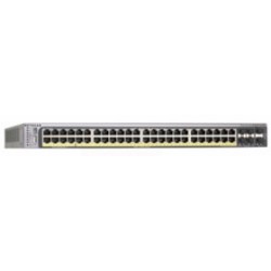 Netgear ProSafe Full Managed Layer2+ Switch Gigabit Stackable, 48 porte 10/100/1000Mbps PoE (802.3af