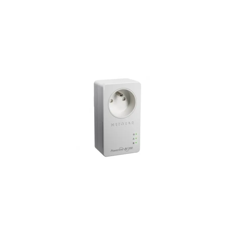 Netgear Powerline AV+ 200Mbit Ethernet Bridge formato NANO con presa elettrica passante ed 1 porta R