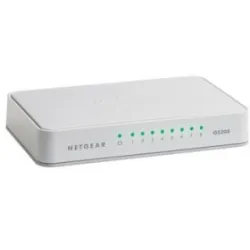 Netgear Netgear Gigabit Ethernet Switch a 8 porte 10/100/1000 Mbps non schermate autosensing e MDI-M