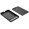Box Esterno USB3.0 per HDD/SSD SATA 2,5'' Nero