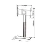 Supporto da pavimento per TV da 32'' a 70''
