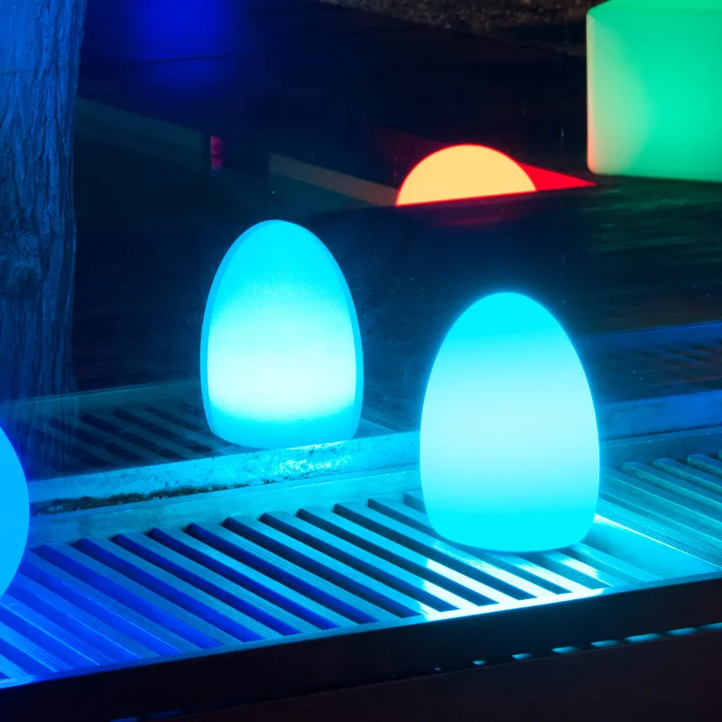 Lampada LED Multicolore di forma Ovale 