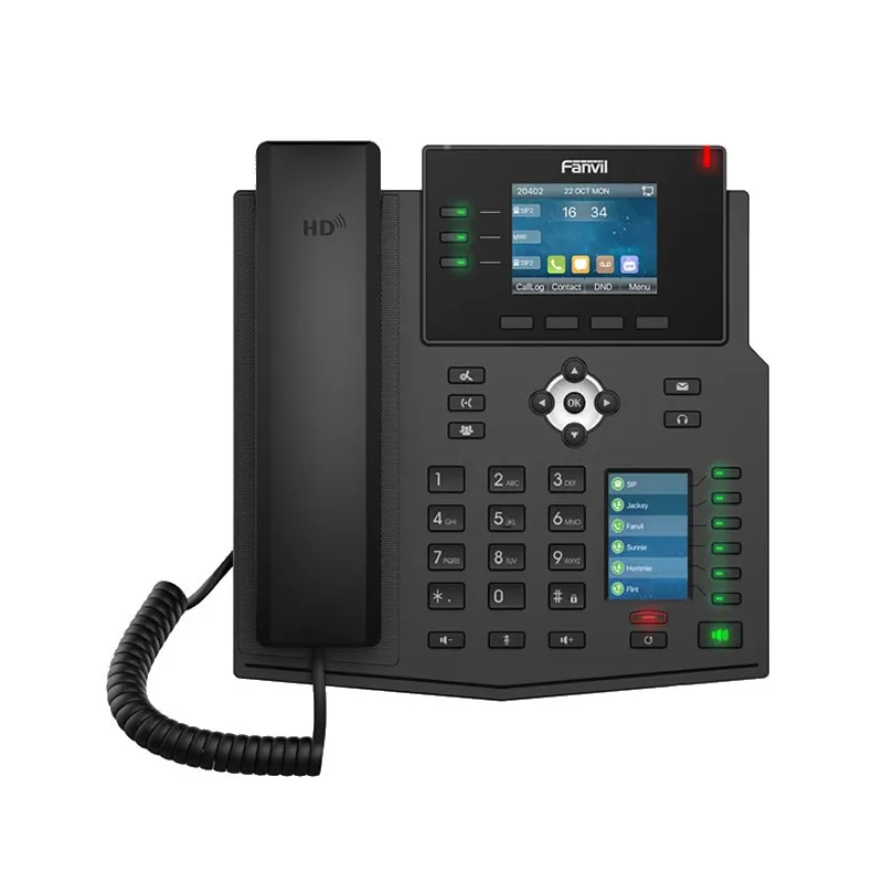 Fanvil X4U telefono IP 2 porte Gigabit PoE, USB