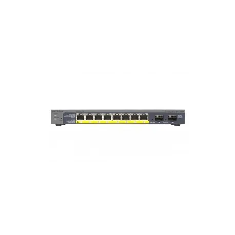 Netgear ProSafe Smart Switch 8 porte PoE 10/100/1000 e 2 slot per il montaggio di moduli gigabit SFP