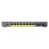 Netgear ProSafe Smart Switch 8 porte PoE 10/100/1000 e 2 slot per il montaggio di moduli gigabit SFP