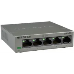 Netgear Netgear Gigabit Ethernet Switch a 5 porte 10/100/1000 Mbps non schermate autosensing e MDI-M