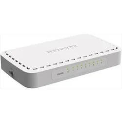 Netgear Switch 8 porte 1000Base-T RJ45 schermate, led integrati sulle porte - alimentatore esterno -
