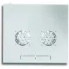 Armadio Rack 19'' a Muro 9U prof. 320 Grigio Assemblato