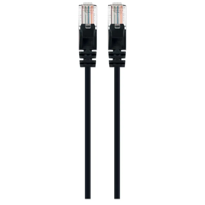Cavo patch di rete Cat6 UTP Slim  1 m Nero