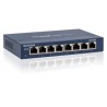Netgear ProSafe Switch Fast Ethernet 8 porte  autosensing 10/100Base-TX - alimentatore esterno - Met