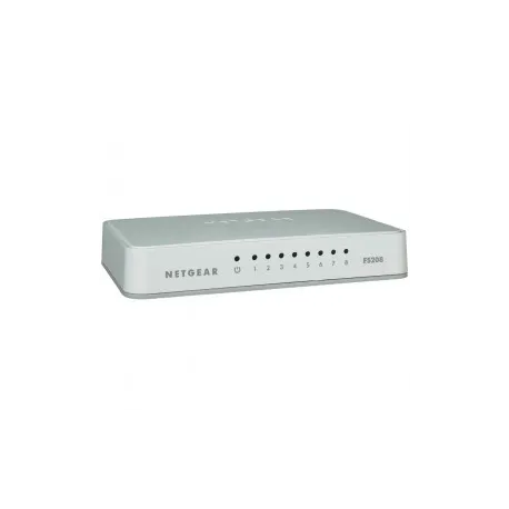 Netgear Netgear Fast Ethernet Switch a 8 porte 10/100 Mbps non schermate autosensing e MDI-MDX. Idea