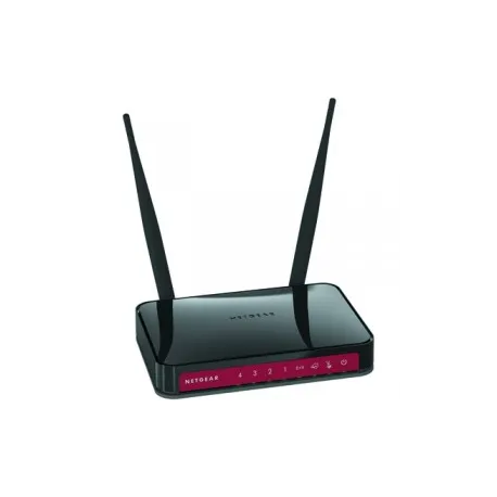 Netgear Router broadband con access point Wireless-N 300 Mbit a 2,4 GHz, 4 porte LAN 10/100 ed 1 por