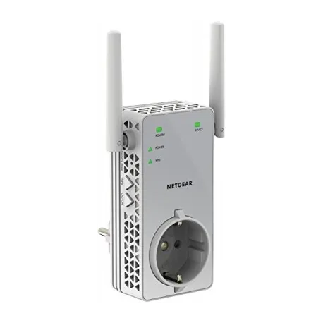 Netgear Wifi Range Extender Dualband AC 750Mit con presa elettrica passante - Dispositivo per leste