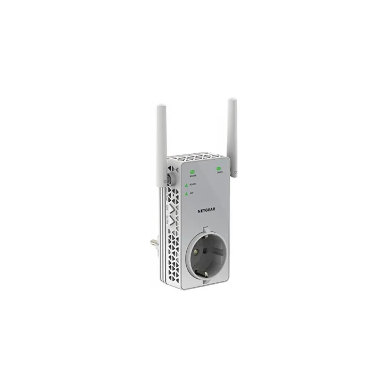 Netgear Wifi Range Extender Dualband AC 750Mit con presa elettrica passante - Dispositivo per leste