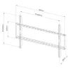 Staffa a Muro Fissa Slim TV LED LCD 42-80''