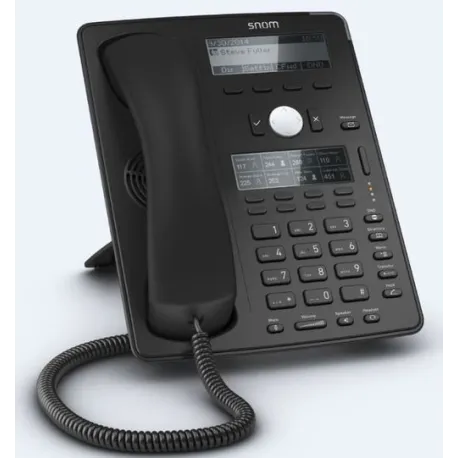 Snom D745 Telefono IP, etichette LCD e Gigabit LAN