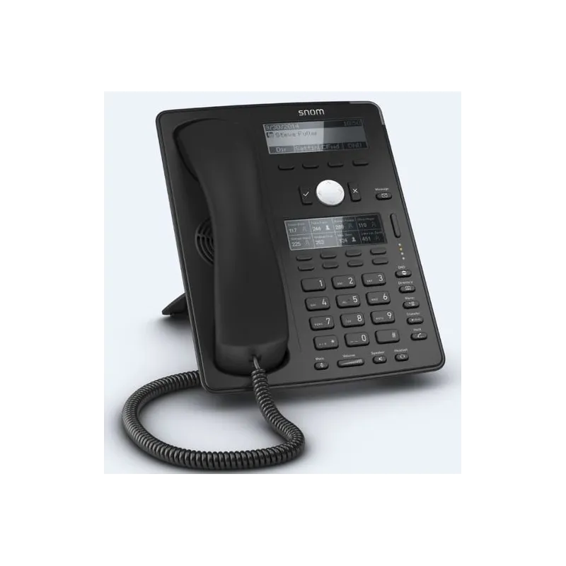 Snom D745 Telefono IP, etichette LCD e Gigabit LAN