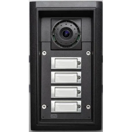 2N videocitofono HELIOS IP Force 4 tasti e telecamera