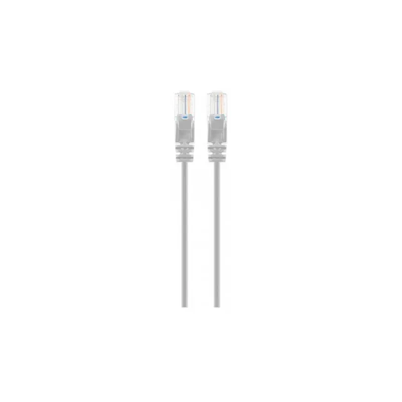 Cavo patch di rete Cat6 UTP Slim  0,5 m grigio