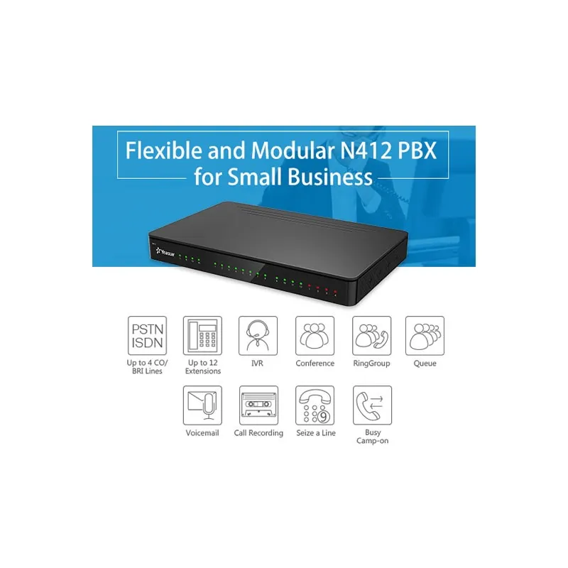 Yeastar N412 IPPBX VoIP ibrido