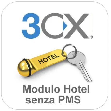 3cx Hotel senza integrazione PMS