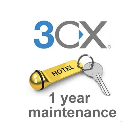 3CX hotel senza PMS 1 year maintenance