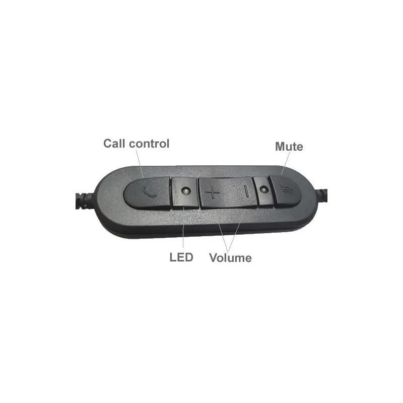 Cuffia USB Skype for business professionale Ezlight UC mono