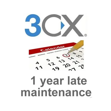 3cx Pro 4SC 1 year late maintenance