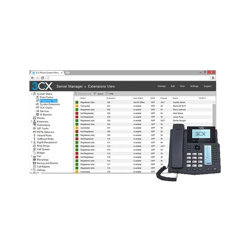 3cx Centralino VoIP software on premise - cloud