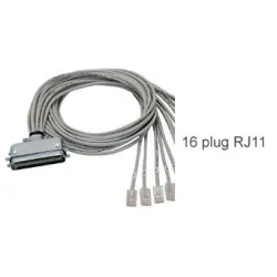 Patton cavo 50 pin con 16 plug RJ11 3 metri