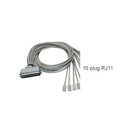 Patton cavo 50 pin con 16 plug RJ11 3 metri