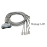 Patton cavo 50 pin con 16 plug RJ11 3 metri