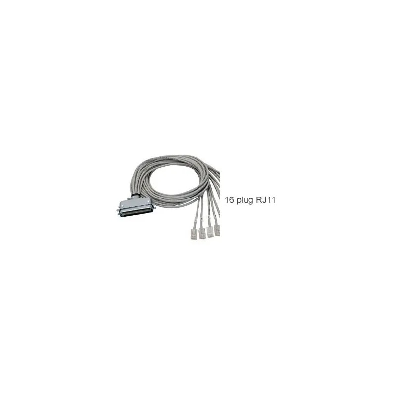 Patton cavo 50 pin con 16 plug RJ11 3 metri