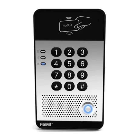 Fanvil i20S citofono IP con 1 tasto tastiera e relè