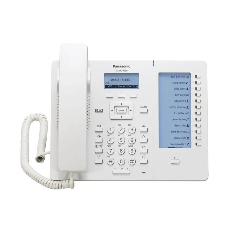 Panasonic KX-HDV230NE Telefono IP bianco Gigabit LAN