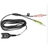 Sennheiser cavo doppio jack per scheda audio PC