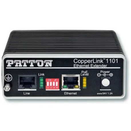 Patton CopperLink 1101 PoE Extender con cavo a 2 fili