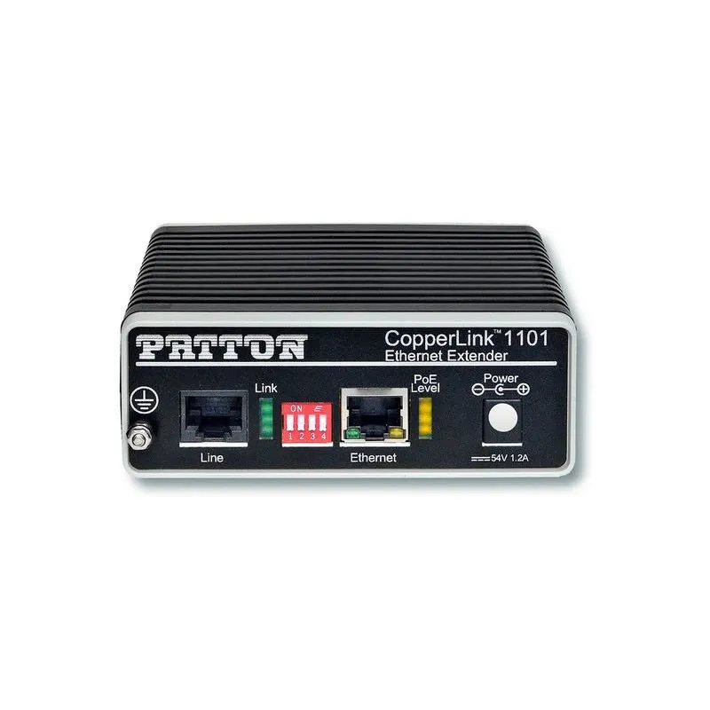 Patton CopperLink 1101 PoE Extender con cavo a 2 fili