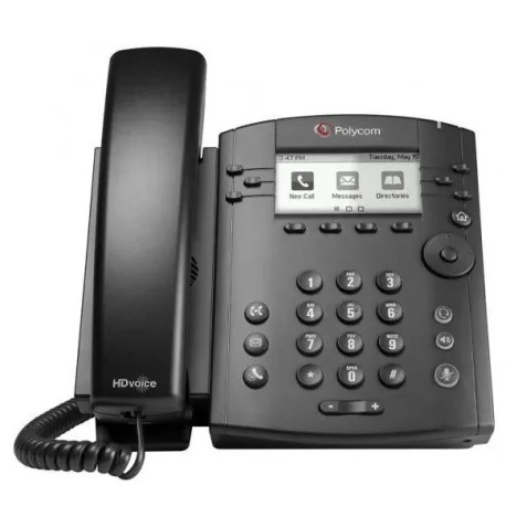 Polycom vvx311 telefono ip 6 linee hd, gigabit,poe - non include alimentatore