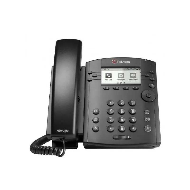 Polycom vvx311 telefono ip 6 linee hd, gigabit,poe - non include alimentatore