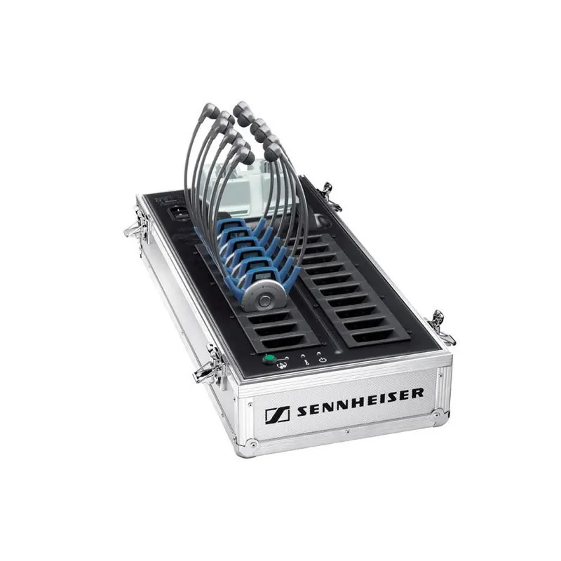 Sennheiser valigia EZL 2020-20L trasporto e ricarica tourguide HDE EK