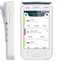 SH1-ABBB - Ascom Myco 2 White: smartphone Wi-Fi (non GMS)