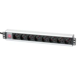 Multipresa per rack 19'' 8 posti con interruttore